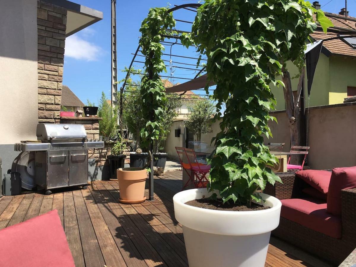 La Terrasse Selestadienne Selestat Bagian luar foto