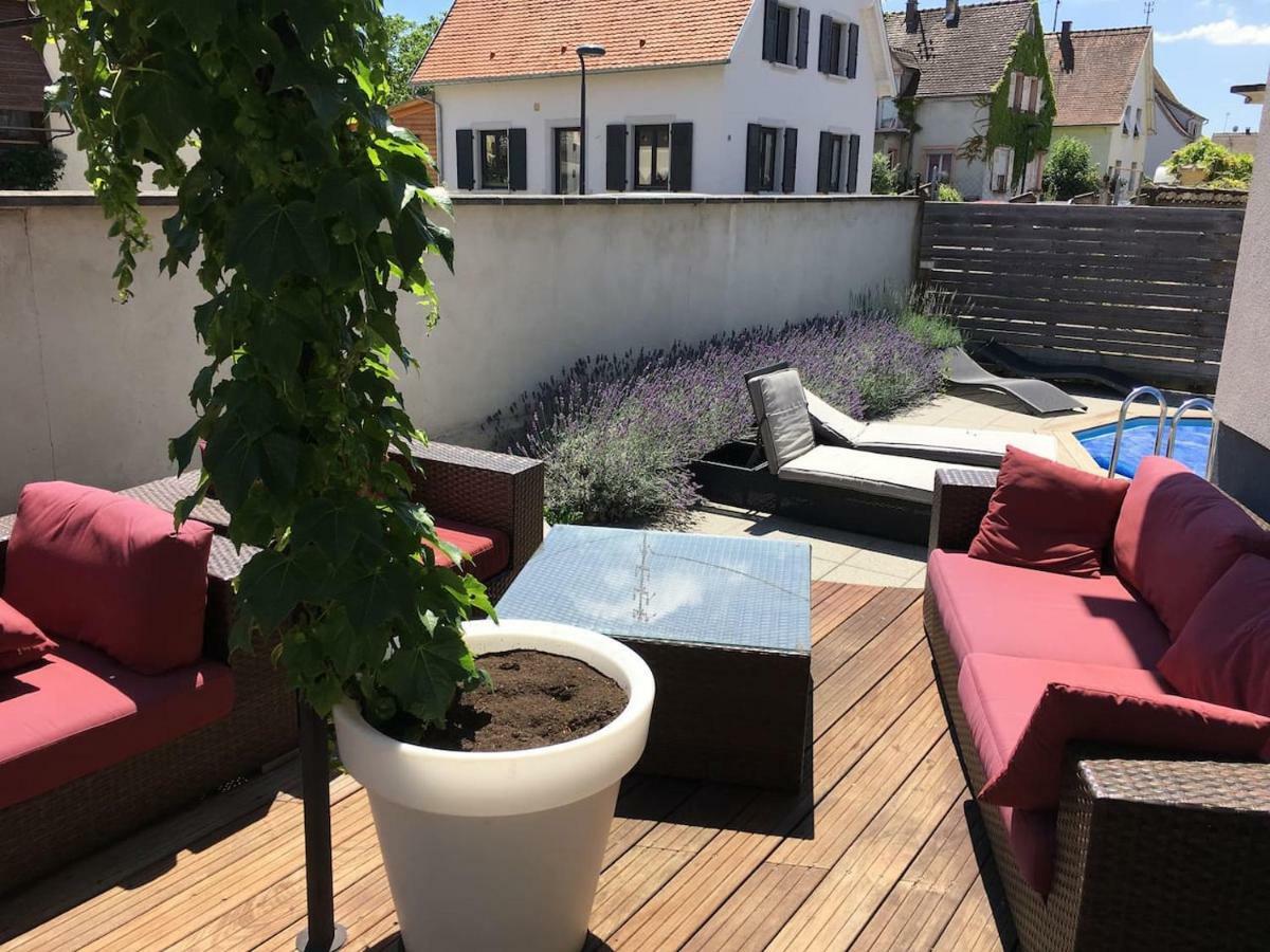 La Terrasse Selestadienne Selestat Bagian luar foto