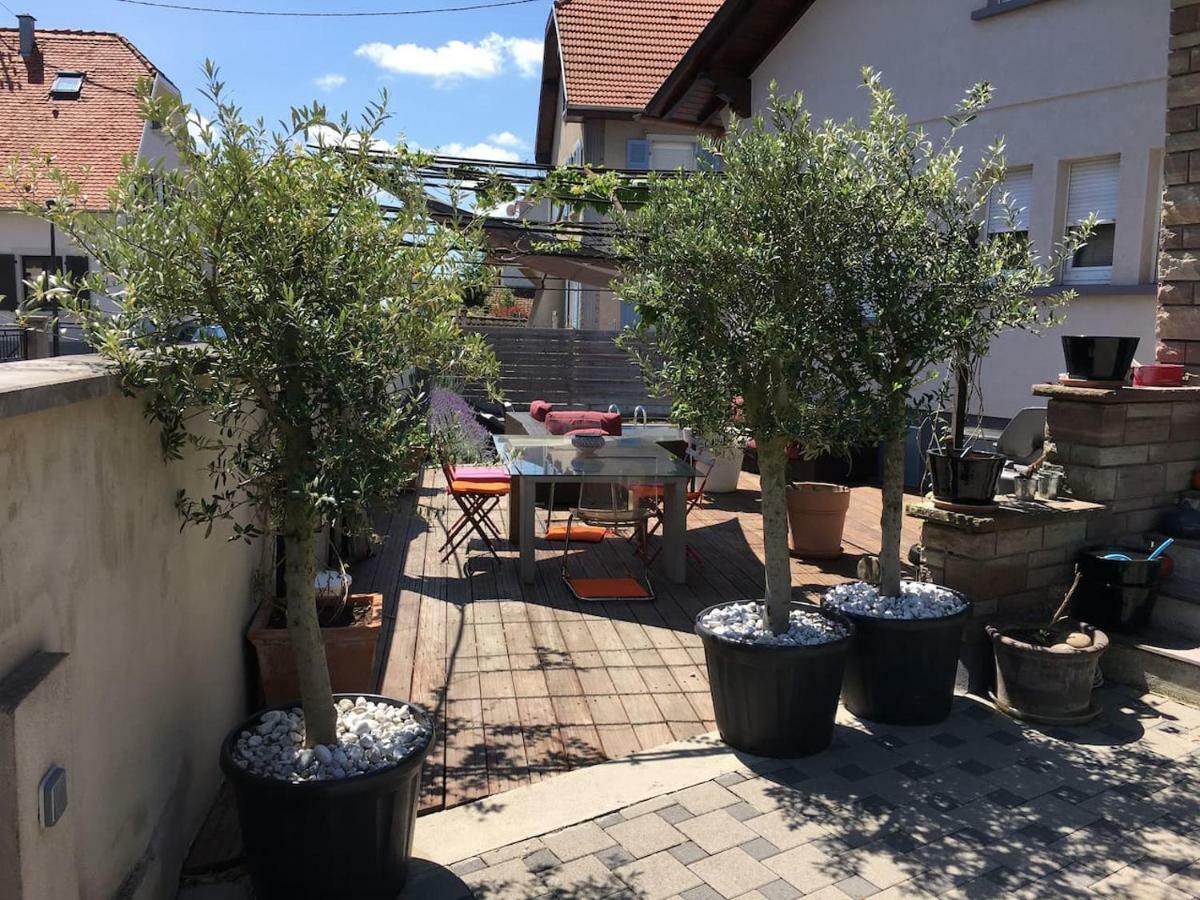 La Terrasse Selestadienne Selestat Bagian luar foto